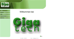 Desktop Screenshot of giga-tech.de